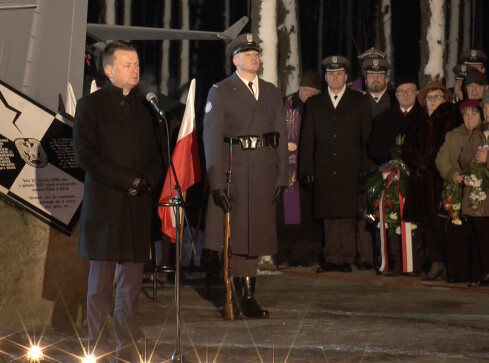 Mariusz Błaszczak o katastrofie samolotu CASA - grafika