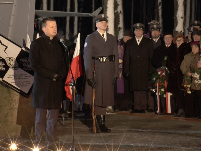 Mariusz Błaszczak o katastrofie samolotu CASA - grafika