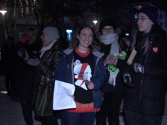 Strajk kobiet i modlitwa za nienarodzone dzieci - grafika