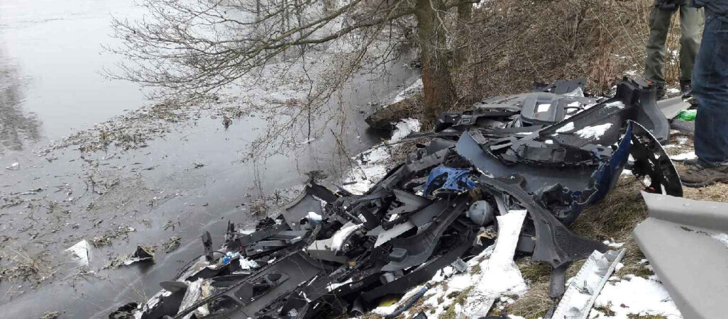 Odpady nad Gwdą w rejonie ul. Przemysłowej