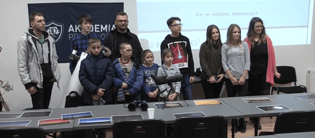Dzieci z Akademii Przyszłości poznawały kosmos