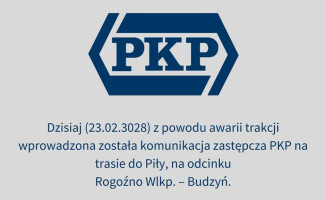 Awaria sieci trakcyjnej na trasie Piła-Poznań