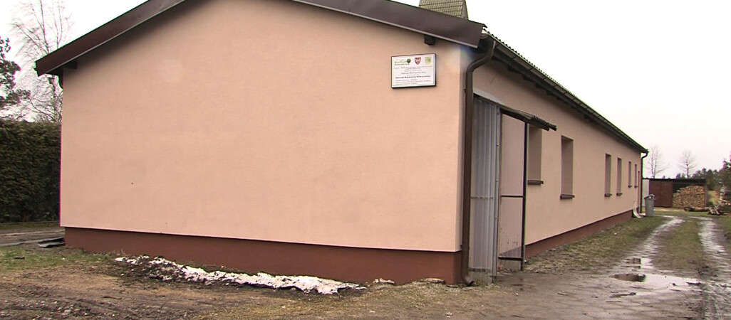 Sala wiejska niemal jak nowa po remoncie