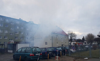 Zadymienie na Tucholskiej. Śmieci w piecu?