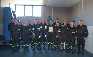 Tysięczny strażak w komorze dymowej