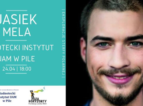 Jasiek Mela w Nadnoteckim Instytucie UAM - grafika