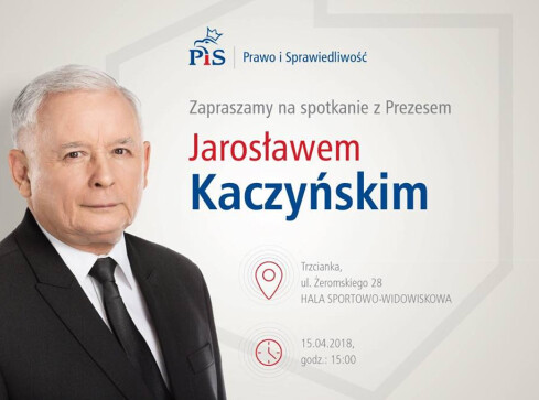Jarosław Kaczyński odwiedzi Trzciankę - grafika