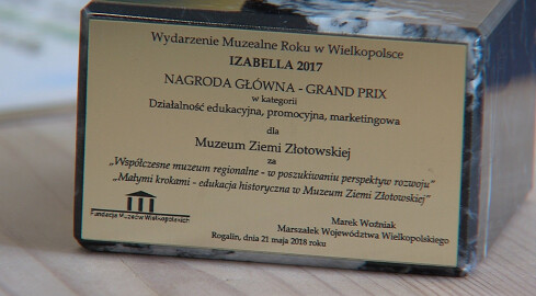 Muzeum Ziemi Złotowskiej nagrodzone przez marszałka - grafika