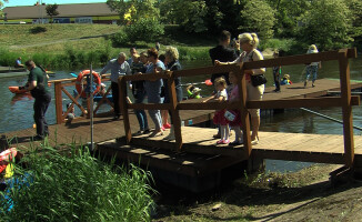 Otwarcie przystani dla kajakarzy przy VIVO [GALERIA]
