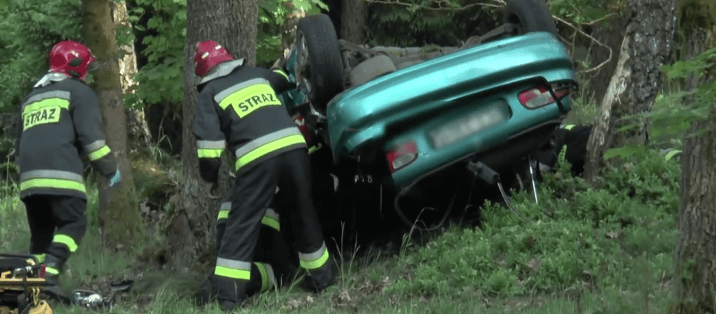 Dwa wypadki drogowe w rejonie w trzcianeckim