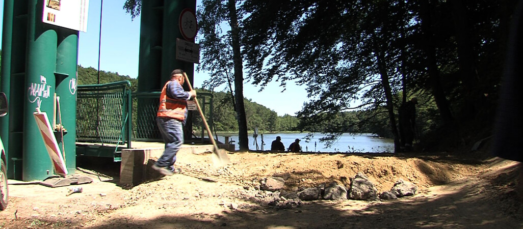 Na most wiszący w Wałczu... z utrudnieniami