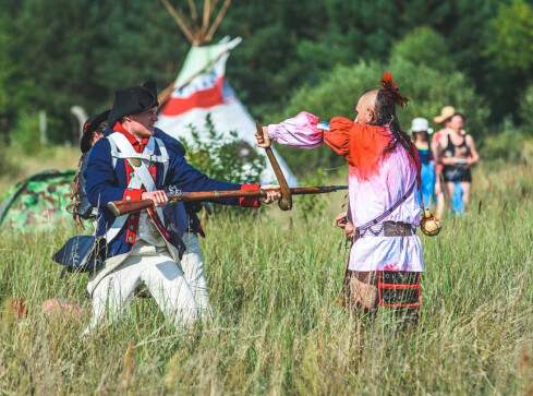 Indianie walczyli w dolinie rzeki Ohio... w Płytnicy - grafika
