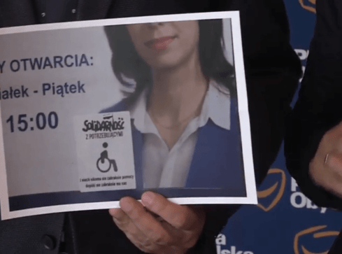 Solidarność z niepełnosprawnymi ścigana - grafika