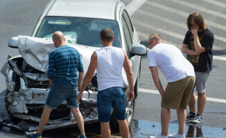 Wypadek w centrum Piły [GALERIA]