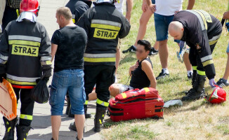 Wypadek w centrum Piły [GALERIA]