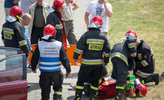 Wypadek w centrum Piły [GALERIA]