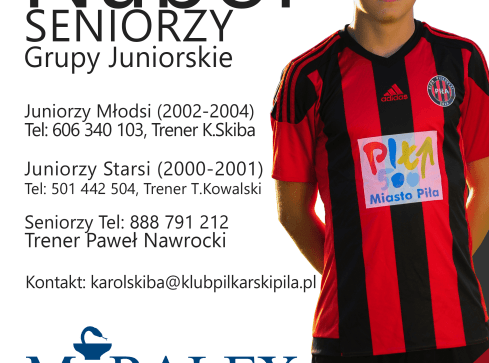 Klub Piłkarski Piła poszukuje utalentowanych piłkarzy - grafika