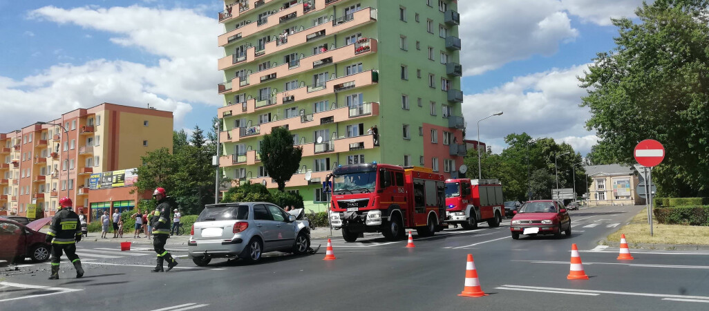 Wypadek w centrum Piły [GALERIA]