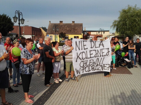 Protest mieszkańców Krajenki [GALERIA] - grafika