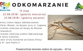 Dziś rusza ostatni etap odkomarzania Piły