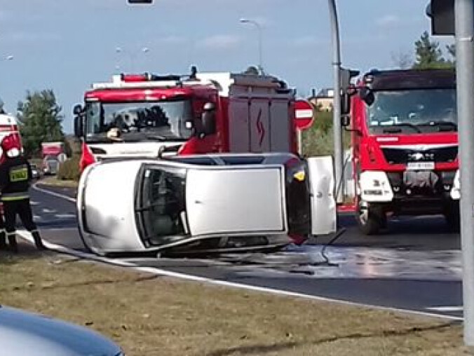 Wypadek na al. Wojska Polskiego w Pile - grafika