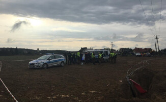 Protest rolników w Byszkach. Interweniowała policja