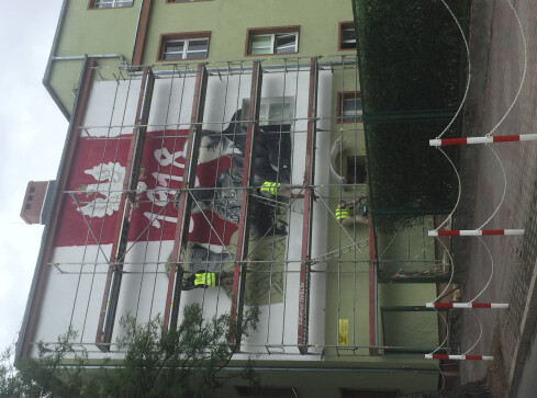 Mural na stulecie Powstania Wielkopolskiego - grafika