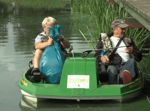 Rower wodny za... śmieci - grafika