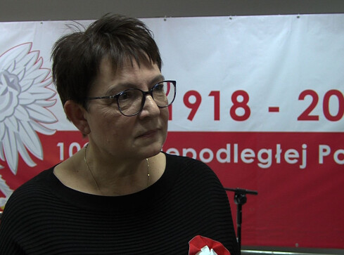 Krystyna Czubówna czytała Antologię Niepodległości - grafika