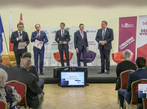 Debata kandydatów na burmistrza Trzcianki - grafika