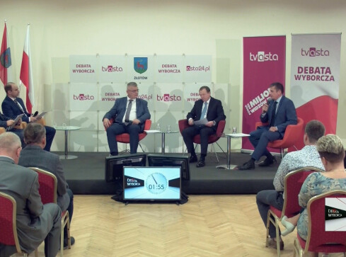 Debata kandydatów na burmistrza Złotowa - grafika