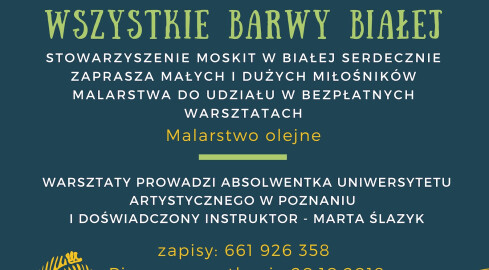 Plener malarski dla amatorów w Białej - grafika