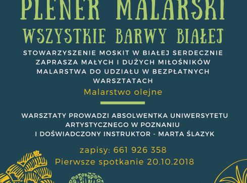 Plener malarski dla amatorów w Białej - grafika
