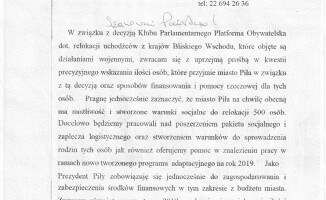 Straszenie pilan uchodźcami. Prezydent składa doniesienie