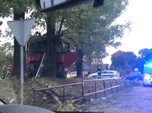 Wypadek w Szydłowie - grafika