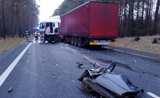 Śmiertelny wypadek na drodze krajowej nr 11