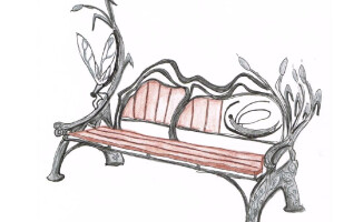 Ławeczka - ważka. Który projekt wam się podoba?