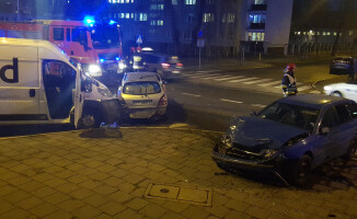 Trzy osoby ranne. Wypadek na skrzyżowaniu