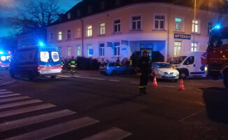 Trzy osoby ranne. Wypadek na skrzyżowaniu