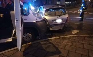 Trzy osoby ranne. Wypadek na skrzyżowaniu