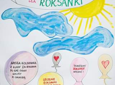 Kiermasz dla Roksanki - grafika