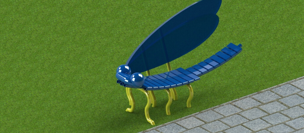 Ławeczka - ważka. Który projekt wam się podoba?