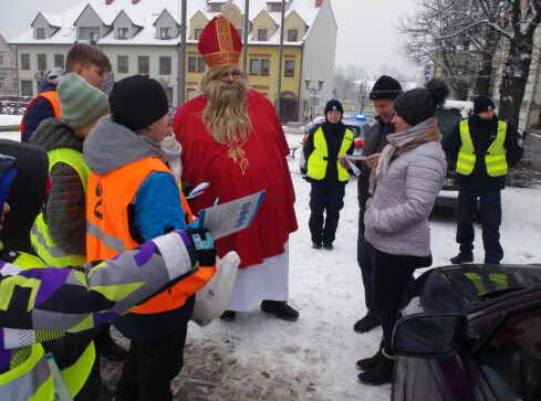 Policyjny Mikołaj dla kierowców - grafika