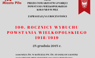 Setna rocznica wybuchu Powstania Wielkopolskiego