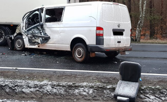 Wypadek na trasie Piła - Dobrzyca  [ZDJĘCIA]
