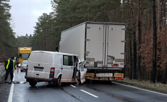 Wypadek na trasie Piła - Dobrzyca  [ZDJĘCIA]