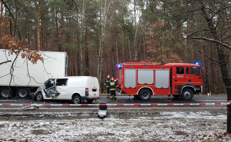 Wypadek na trasie Piła - Dobrzyca  [ZDJĘCIA]