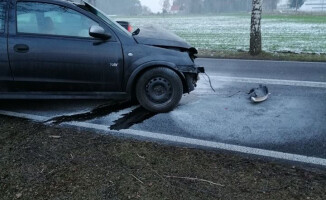 Wypadek na trasie Piła - Złotów. Zablokowana droga