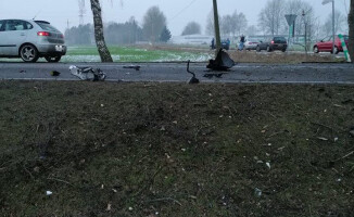 Wypadek na trasie Piła - Złotów. Zablokowana droga