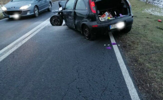 Wypadek na trasie Piła - Złotów. Zablokowana droga